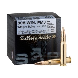 Sellier & Bellot .308 Win. Vollmantel 8,0g 124grs.